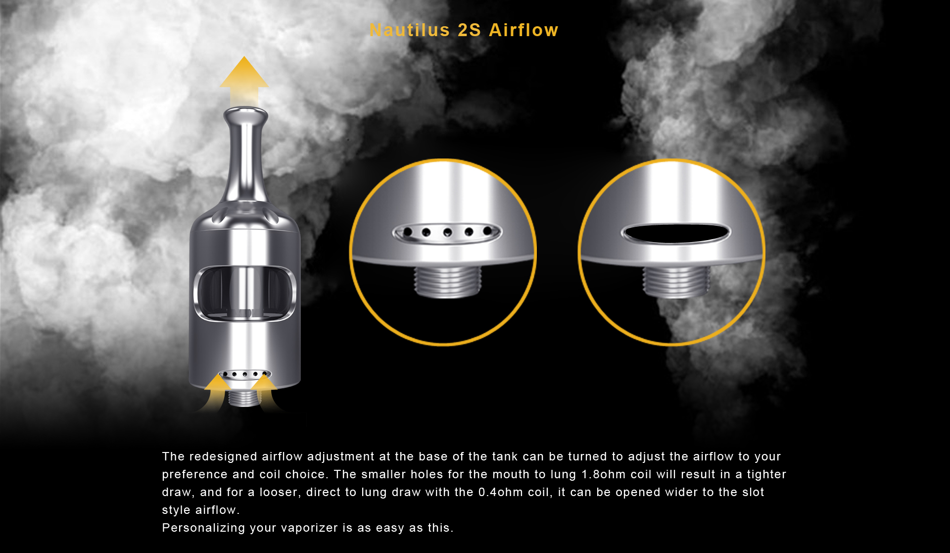 ASPIRE NAUTILUS 2S CLEAROMIZER VAPEXPERTS 8