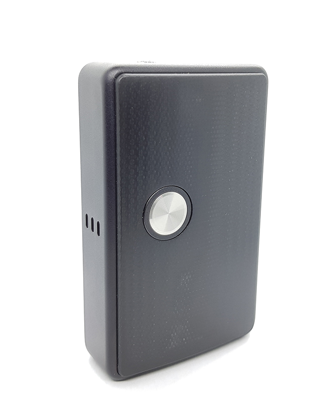 vapexperts Billet Box Mod Rat Black Black Button SS Plates G10 Output 60W 1