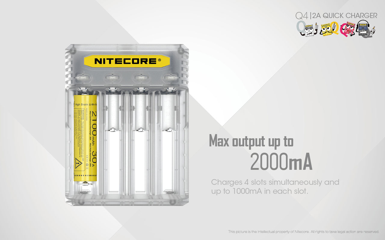 NITECORE Q4 charger vapexperts 02
