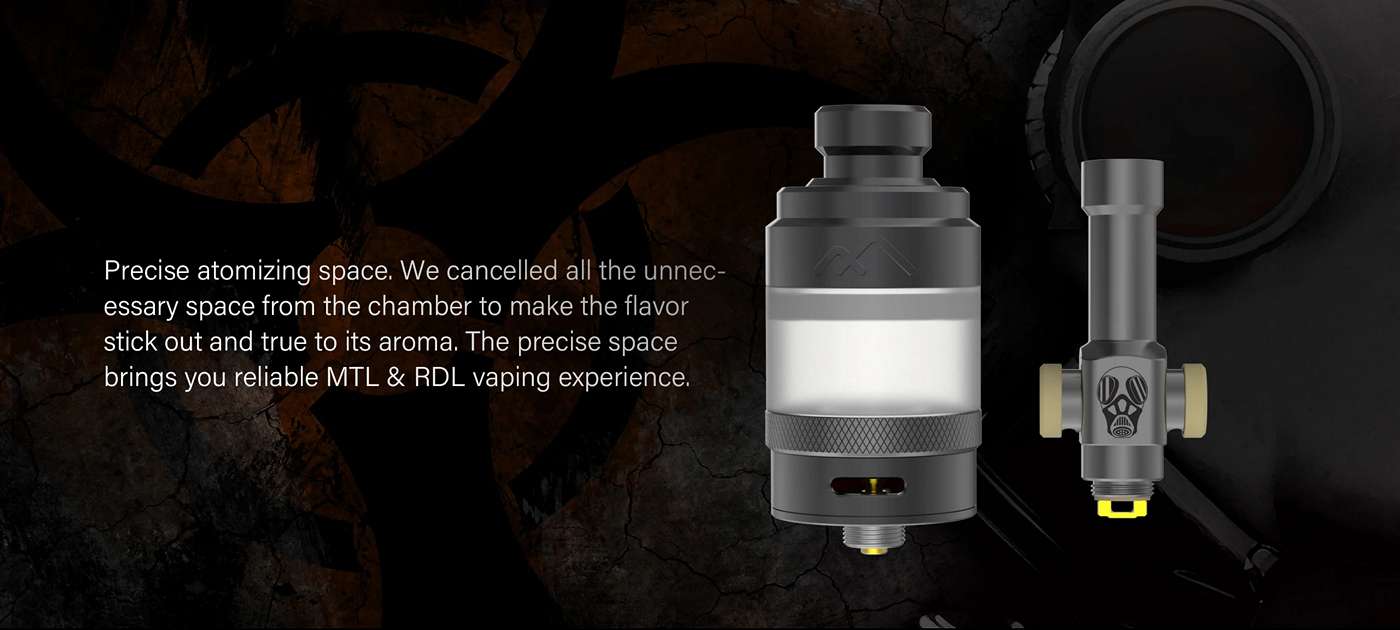 hazard rta 24mm by across vape stainless 10