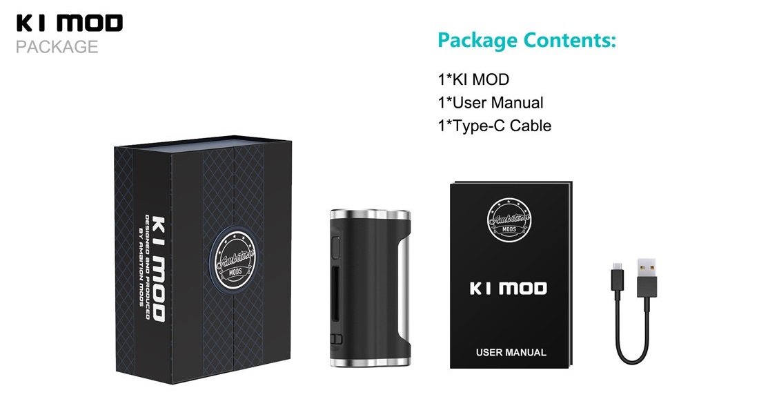 k1 box mod 18650 by ambition mods vypers vapes 5