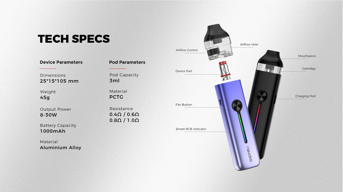 feelin 2 1100mah 3ml pod kit by nevoks 11