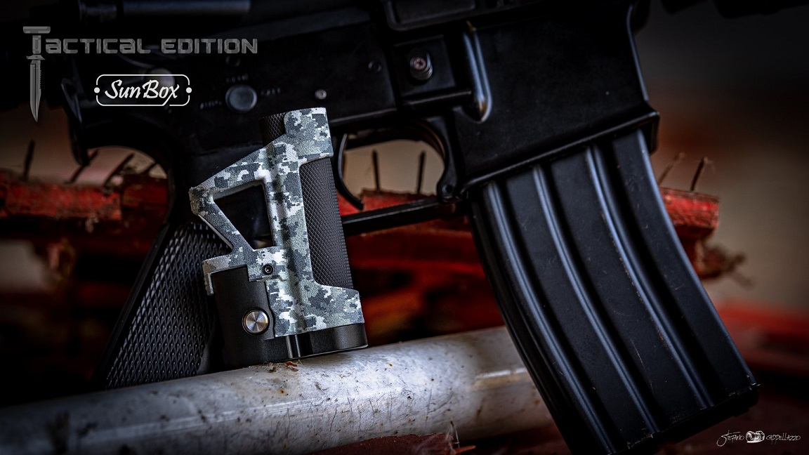 zero nega 2 box mod tactical edition 18650 by sunbox 2