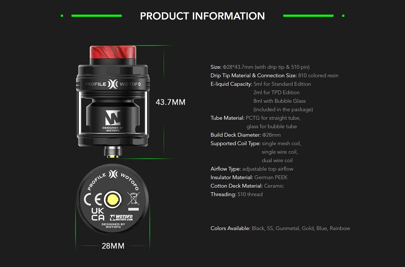 profile x rta 28mm by wotofo 3
